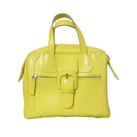 Marni Handbags - 🌟MARNI Lily Canary Yellow Structured Buckle bag